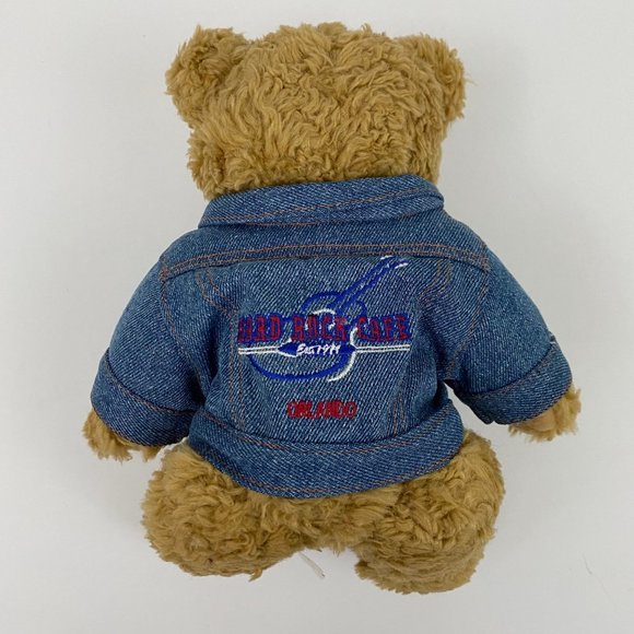 Hard Rock Cafe Orlando Collectible Bear Denim Jacket - Picture 4 of 12